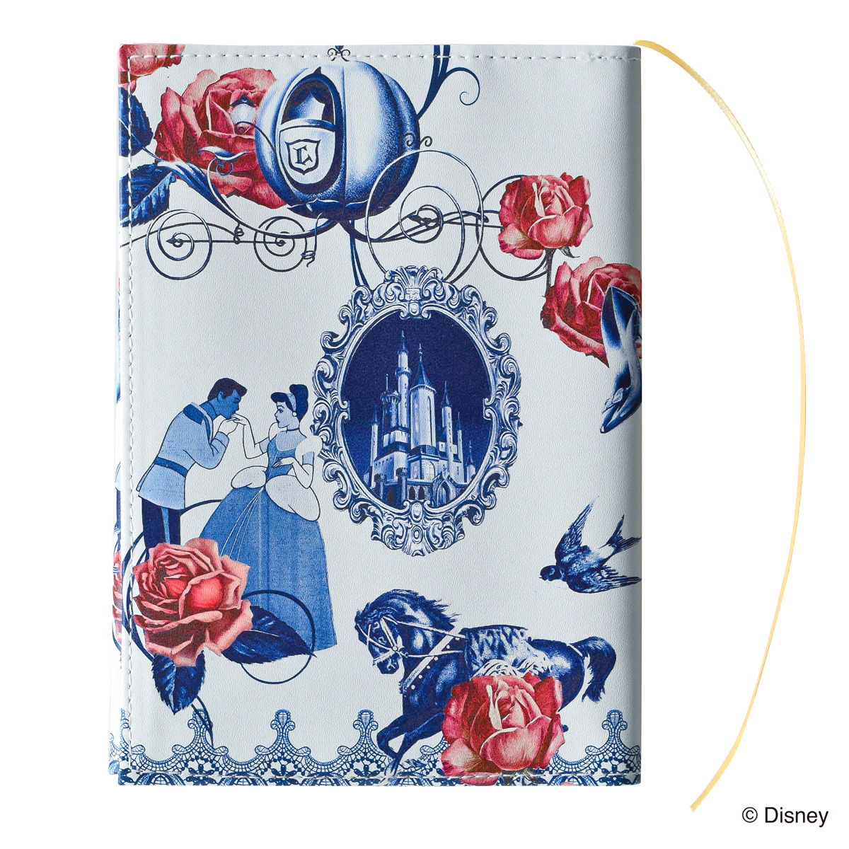 おとなのディズニー雑貨 ピレアグラウカ ブックカバー シンデレラ