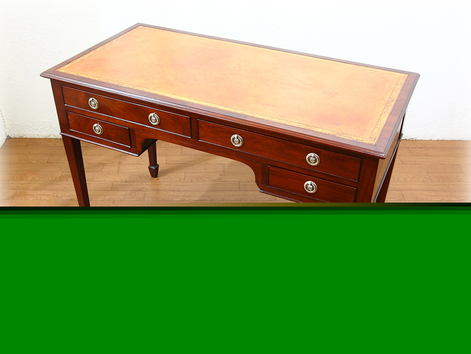 エドワーディアン マホガニーライティングデスク｜アンティーク家具