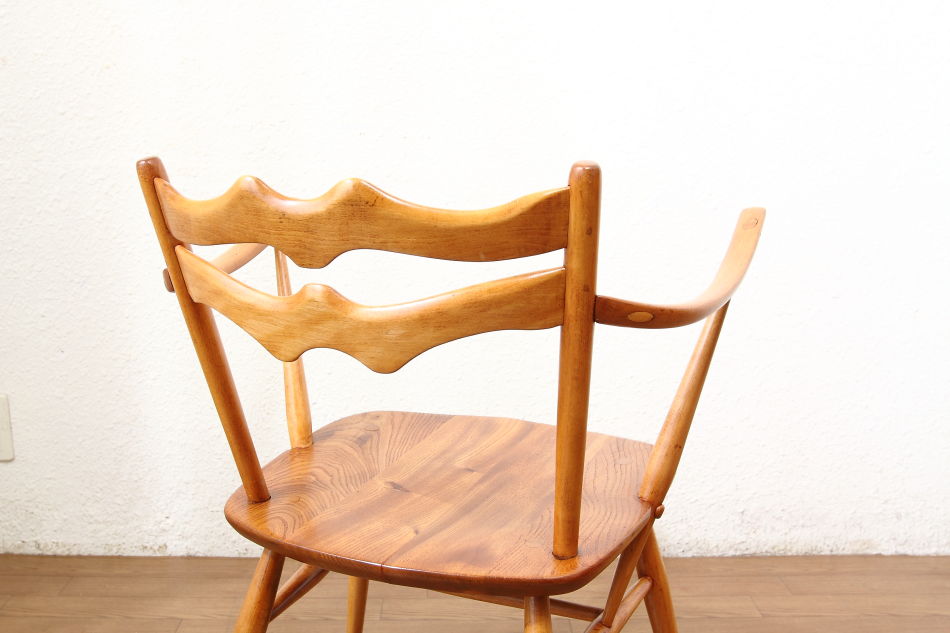 アーコールErcol ラダーバックカウホーンアームチェア ｜アンティーク