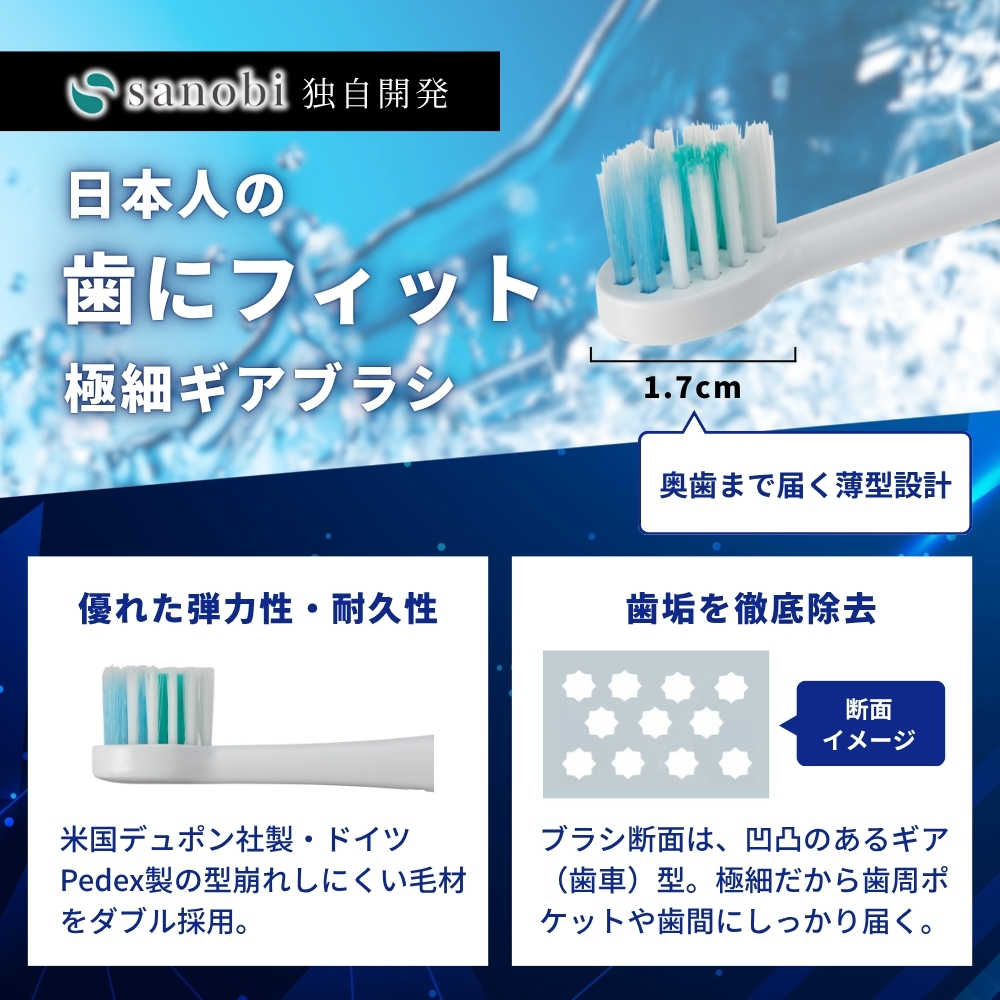 ダイアナ オンラインショップ / sanobi 電動デンタルギアブラシ ZERO