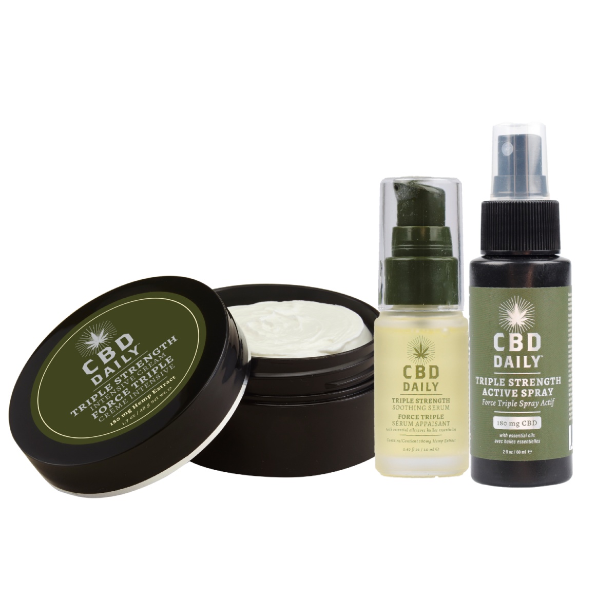CBD Daily Triple Strength Bundle - Shop Earthly Body®