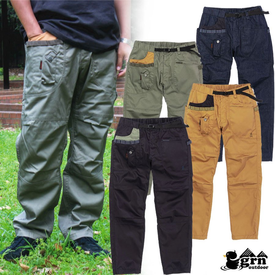 grn outdoor ジーアールエヌ アウトドア 火遊び キャンパー パンツ