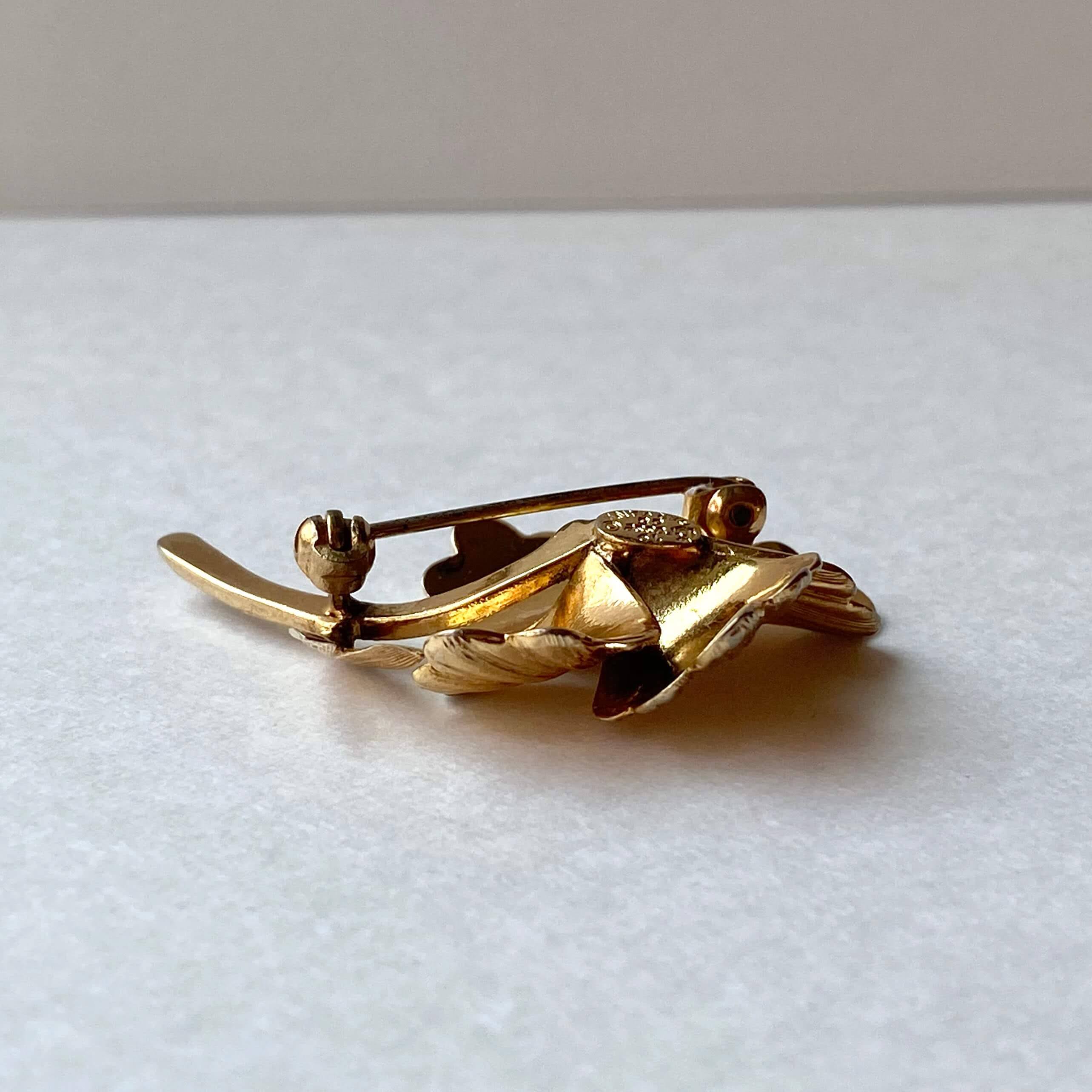 Atelier Ninon / ヴィンテージ「グロッセ」フラワーブローチ