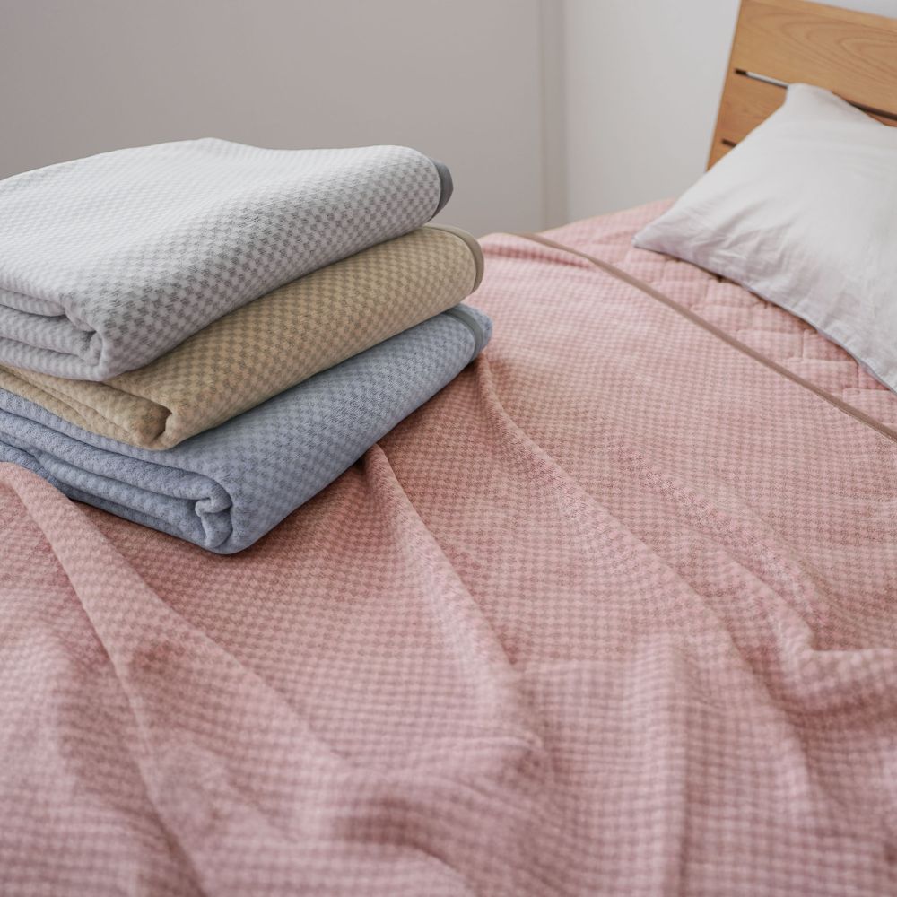 寒い季節もあったか】岩盤浴毛布 シングル ダブル ブラックシリカ練り