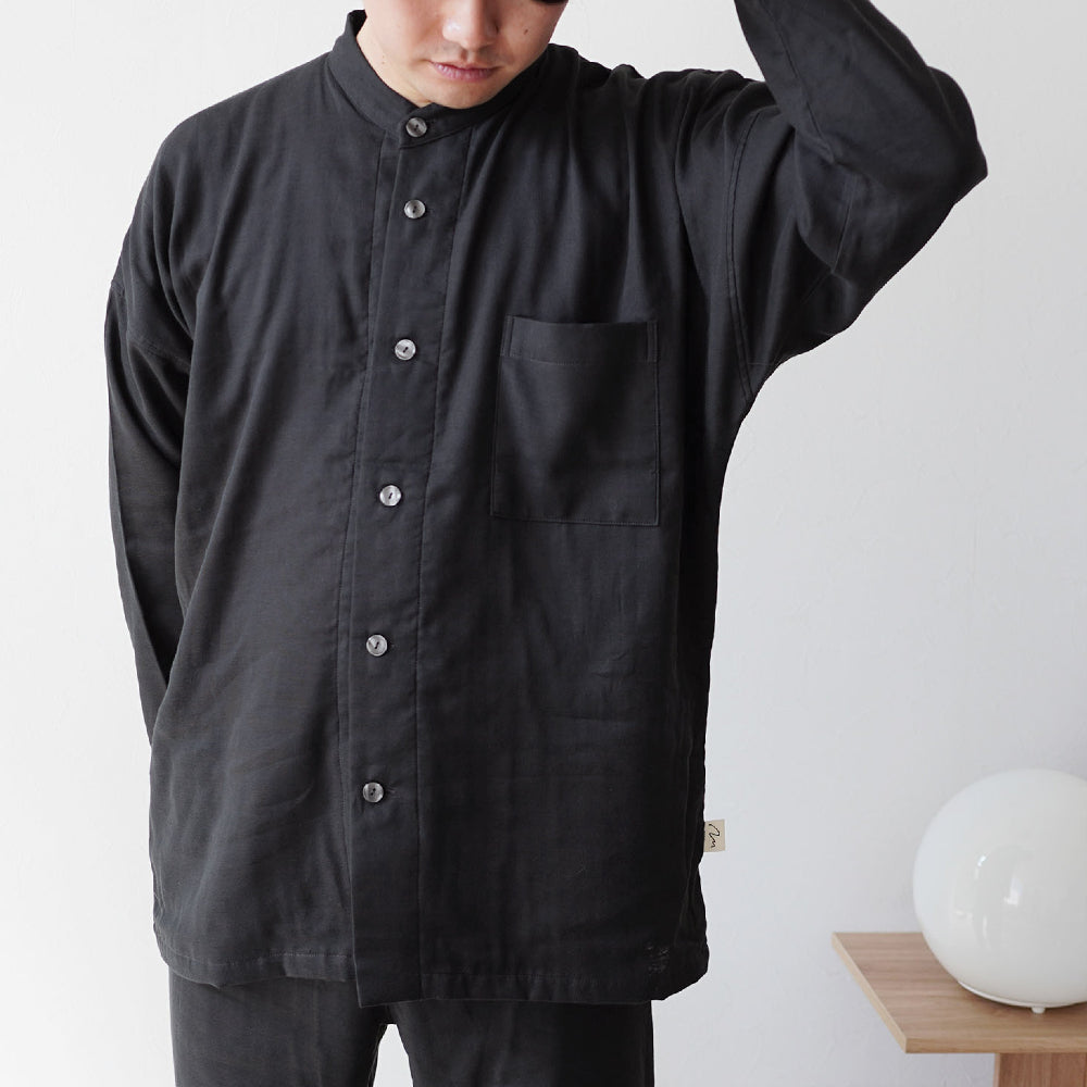 綿100%ガーゼ素材】日本製 パジャマ メンズ 三重ガーゼ 長袖 長ズボン