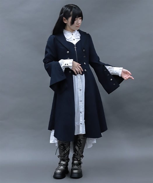 テーラー襟ロングコート | axes femme online shop