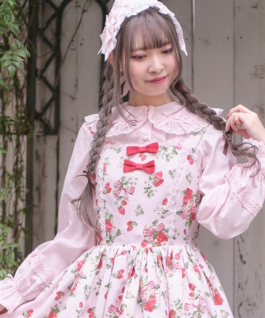 トーションレース丸襟ブラウス | axes femme online shop