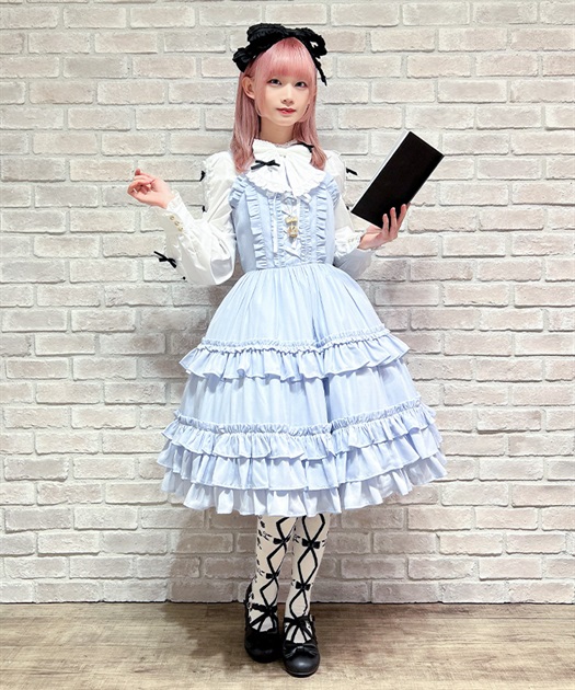 レースアップフリルジャンスカ | Chalmiere | axes femme onlineshop