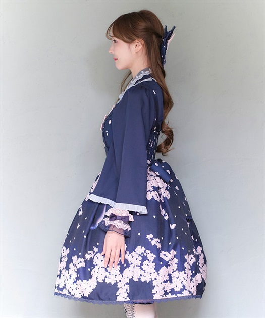 衿レース付き和風ブラウス | kawaii | axes femme online shop