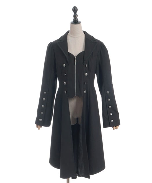 テーラー襟ロングコート【期間限定価格】【2BUY10%OFF対象商品