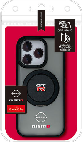 nismo GT-R アルカンターラ＆カーボン調手帳型ケース for iPhone12 Pro