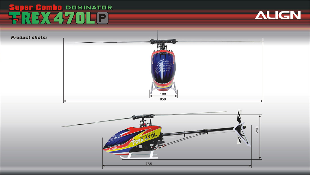 亞拓科技網路購物 - T-REX 470LP Super Combo RH47E02XW