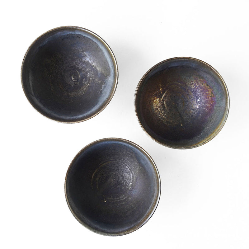 由起子窯 飯茶碗 黒唐津 – 雨晴/AMAHARE