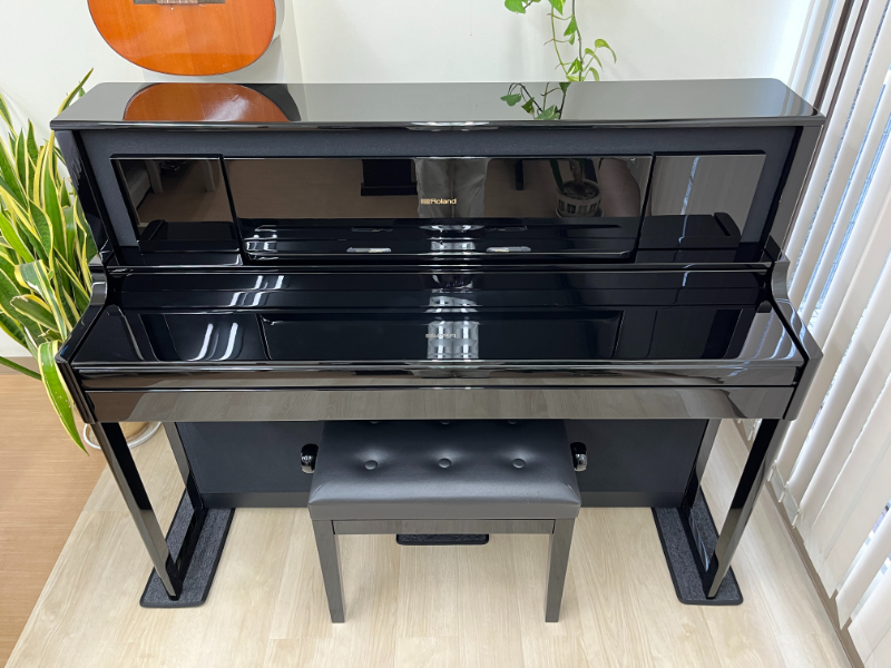 ローランド LX706-PE 黒塗鏡面艶出し塗装仕上げ 中古 2019年製 Roland