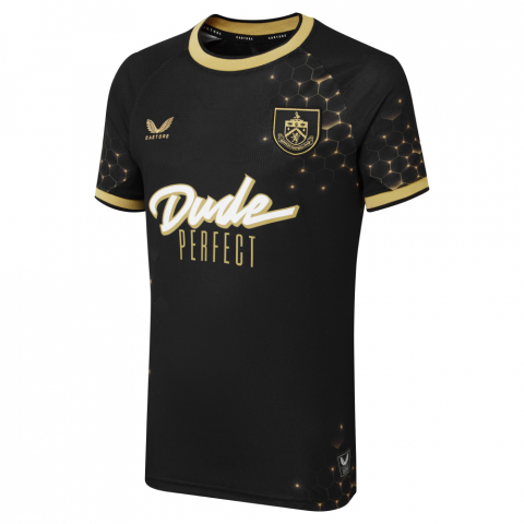 BURNLEY FC CAVIAR POLY POLO 2025/26