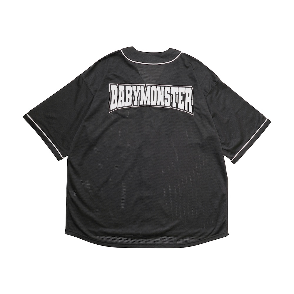 ベースボールシャツ＜25 SUMMER＞ BLACK（M～XL） | BABYMONSTER