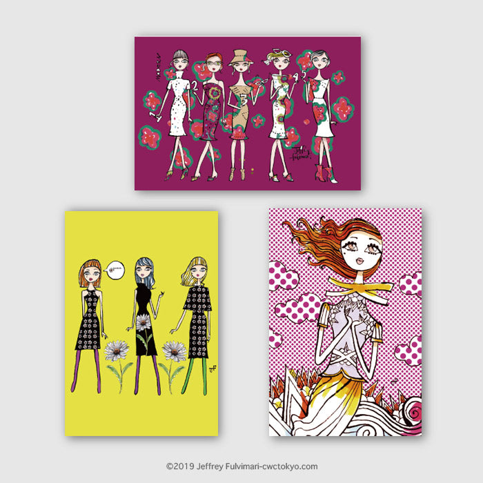 70％OFF]ジェフリー・フルビマーリ「ポストカードセット（3枚セット