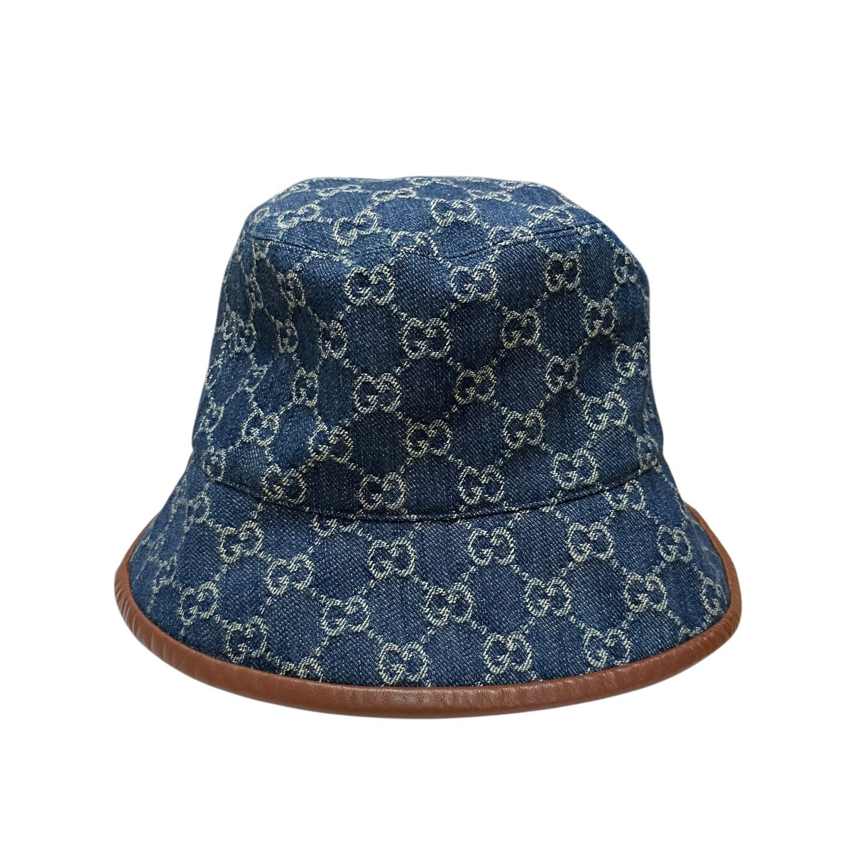 GUCCI(グッチ) GGモノグラムバケットハット 576371 インディゴ サイズ