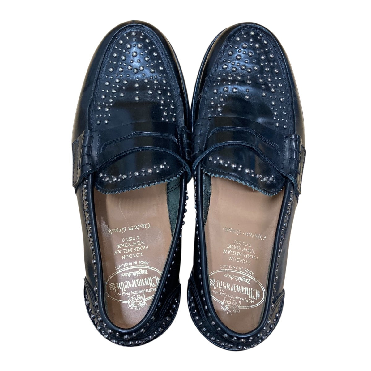 CHURCH'S(チャーチ) スタッズローファー ブラック サイズ 7｜【公式