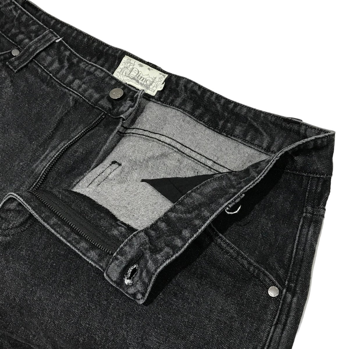 Dime(ダイム) バギーデニムパンツ ブラック サイズ XL｜【公式