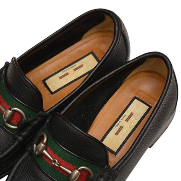 GUCCI(グッチ) シェリーライン ホースビットレザーローファー ブーツ