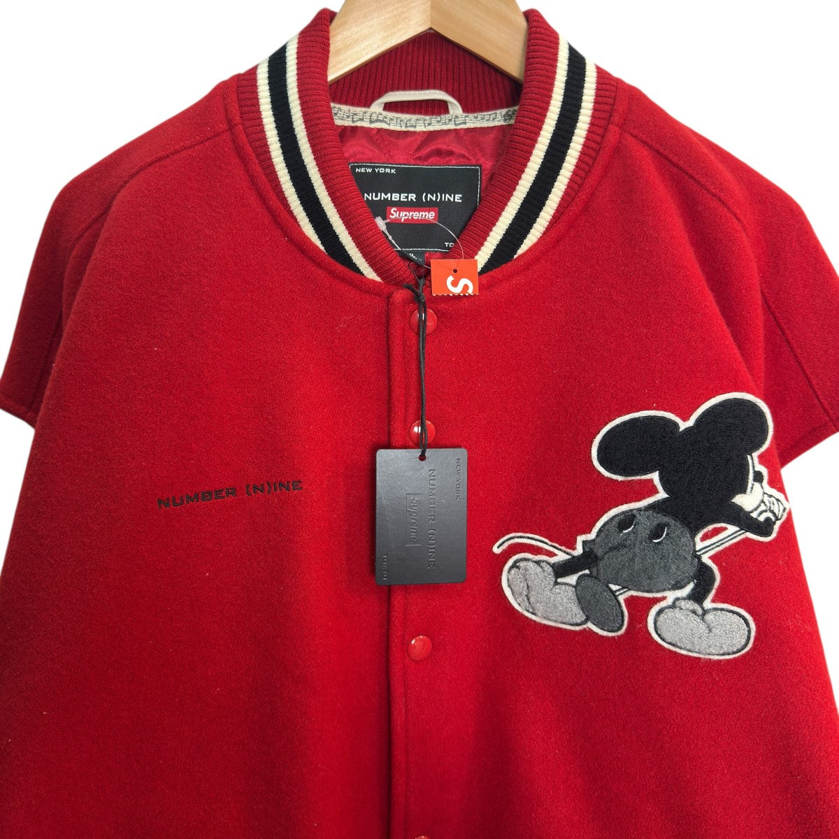 Supreme×NUMBER (N)INE 25AW/Mickey Varsity Jacket／ナンバーナイン