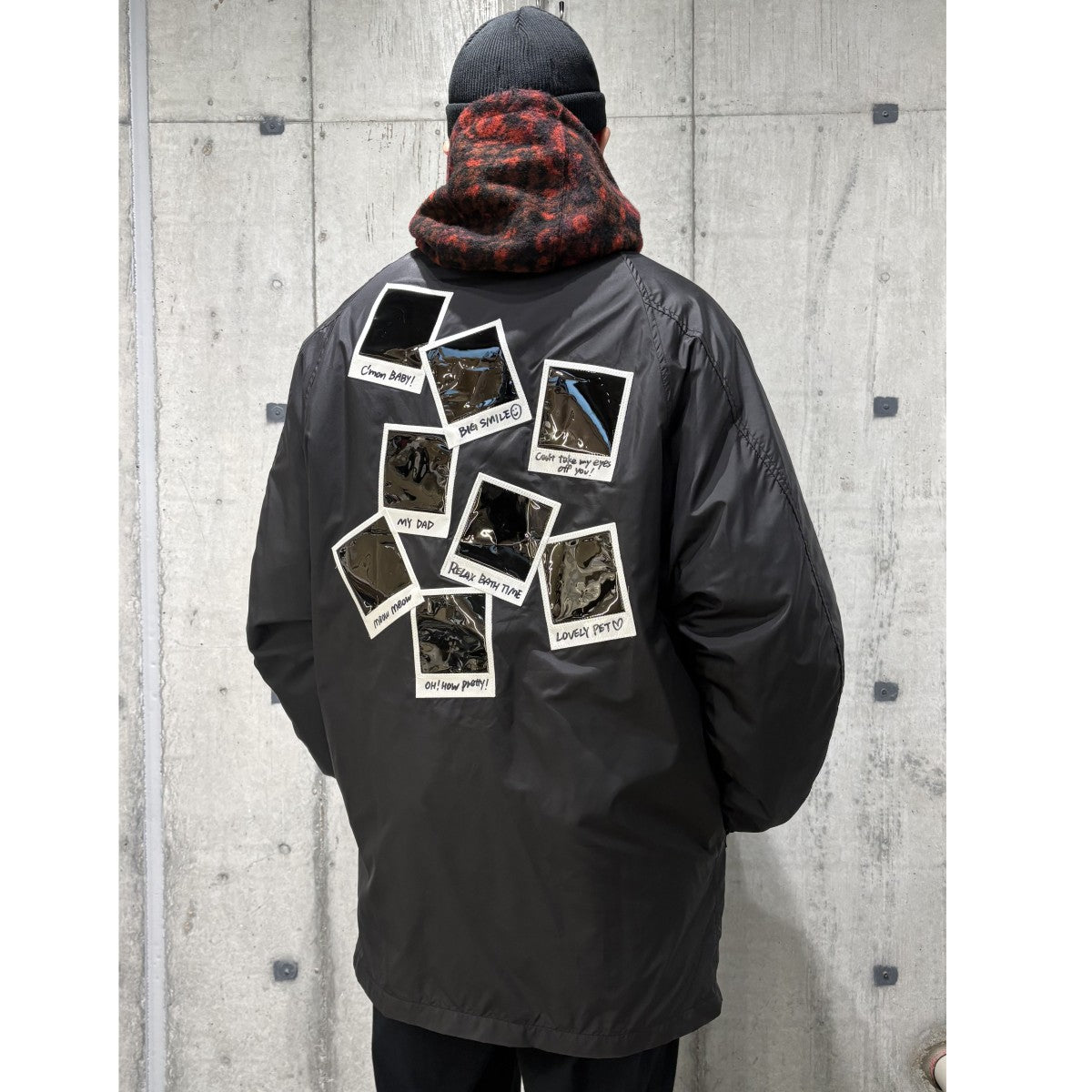 doublet(ダブレット) 19AWPolaroid Film Coach Jacketバックポラロイド