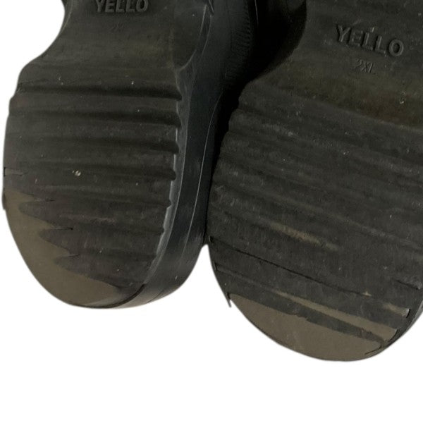 YELLO(イエロ) TOKYO BLACK SNEAKER LONG BOOTSロングソックスブーツ