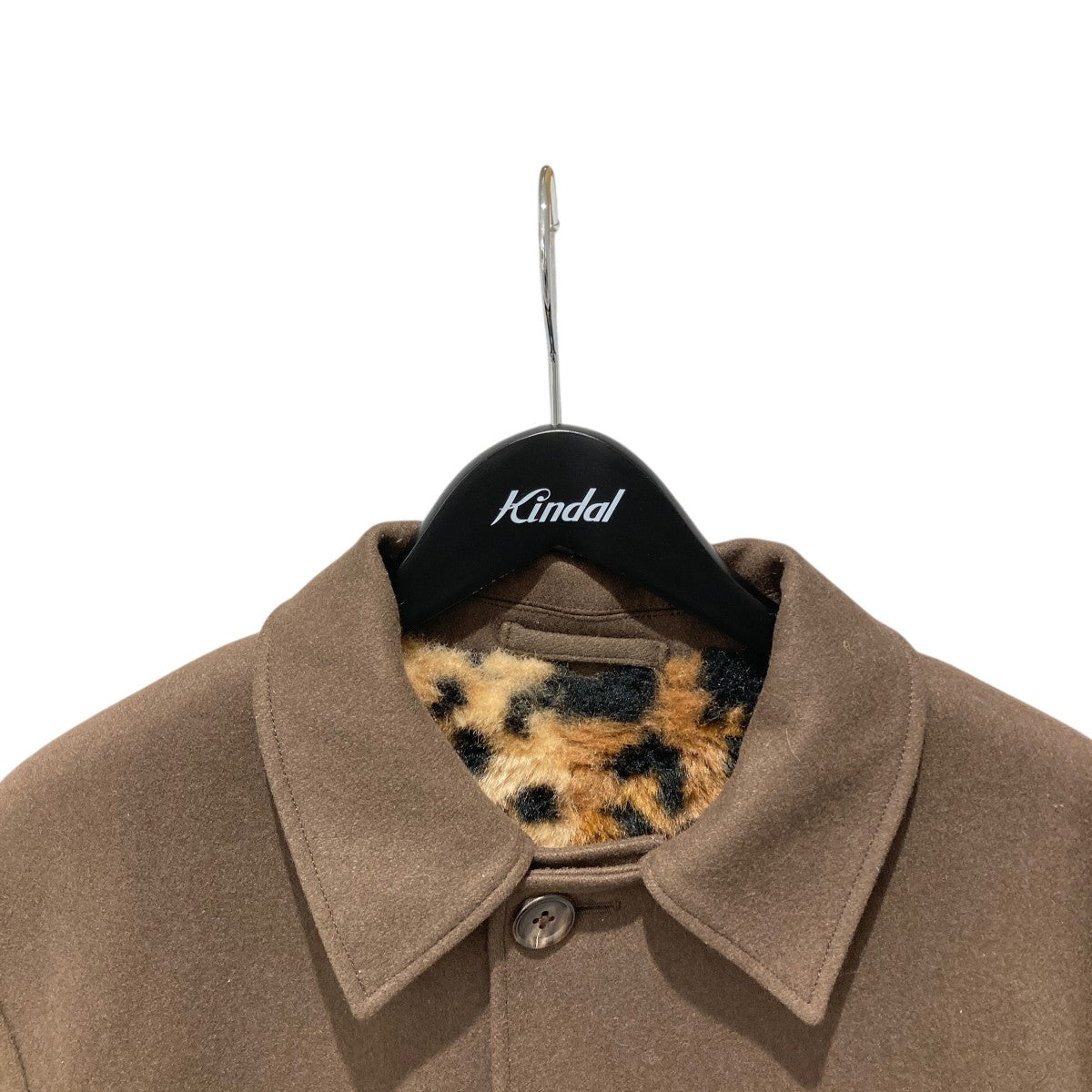 WACKO MARIA(ワコマリア) 裏地レオパードコート ブラウン サイズ M