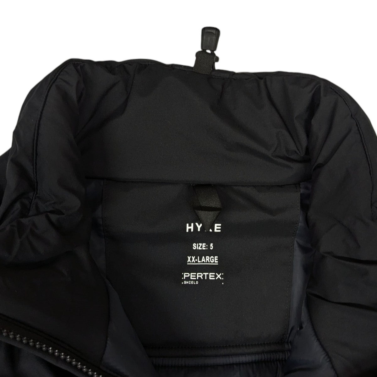 HYKE(ハイク) Edition別注 PERTEX PUFF JACKET中綿ジャケット ブラック