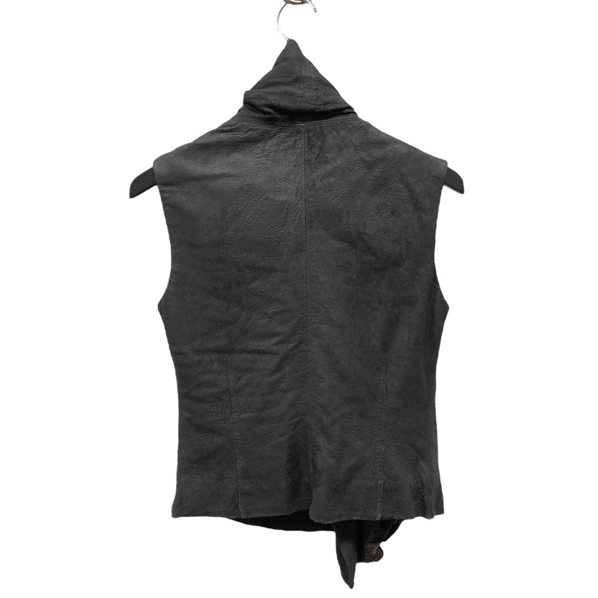 RICK OWENS(リックオウエンス) Leather Biker VestレザーベストRP8713