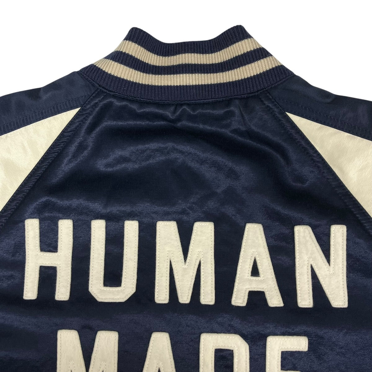HUMAN MADE(ヒューマンメイド) SATIN STADIUM JACKETブルゾンHM29JK020