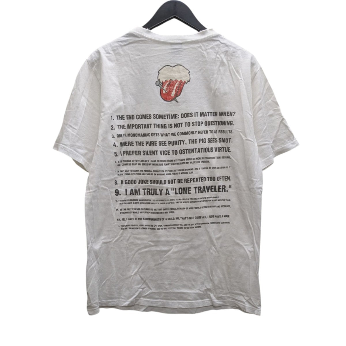 NUMBER (N)INE(ナンバーナイン) 03SSカート期ベロTシャツ ホワイト