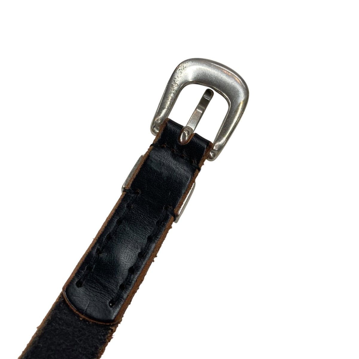 OUR LEGACY(アワーレガシー) FLOWERS ON BLACK LEATHERレザーベルト