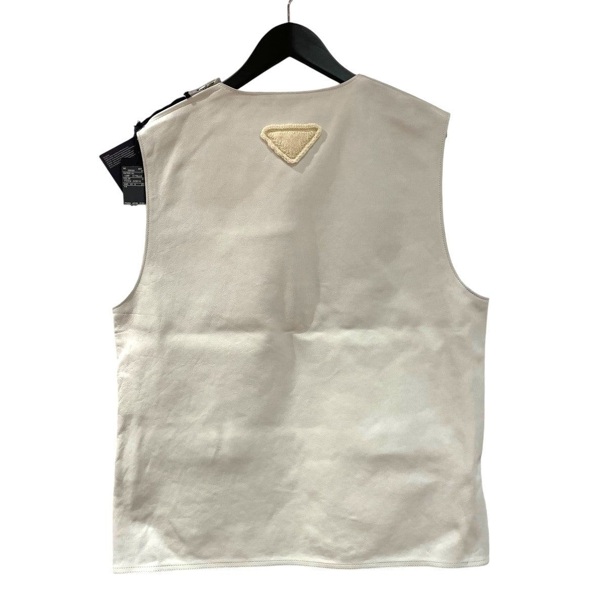 PRADA(プラダ) 23SSレザーベストUPC194 S231 12NF UPC194 S231 12NF