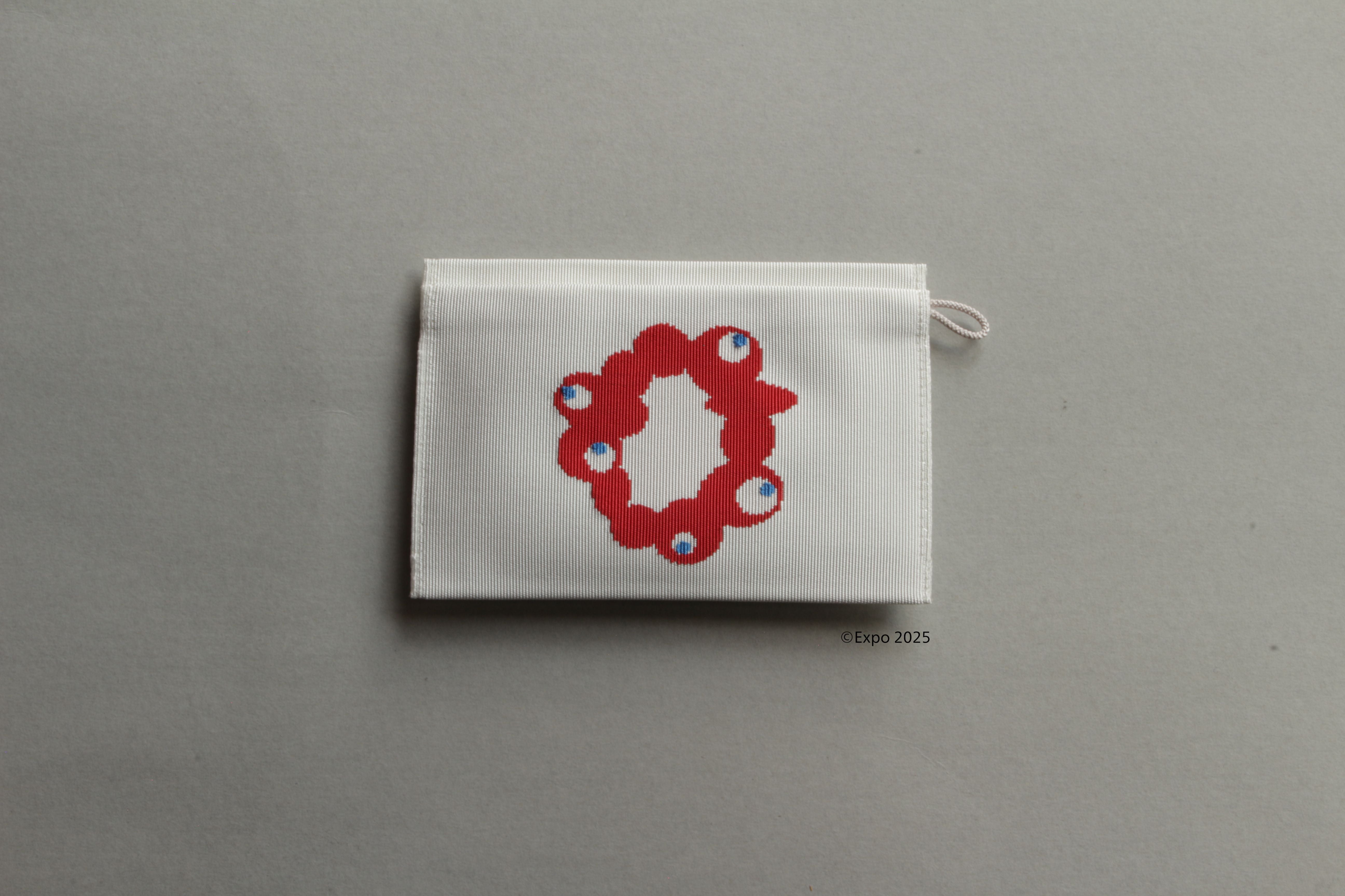 関西・大阪万博公式 ミャクミャクグッズ 西陣織カードケース｜伝統工芸