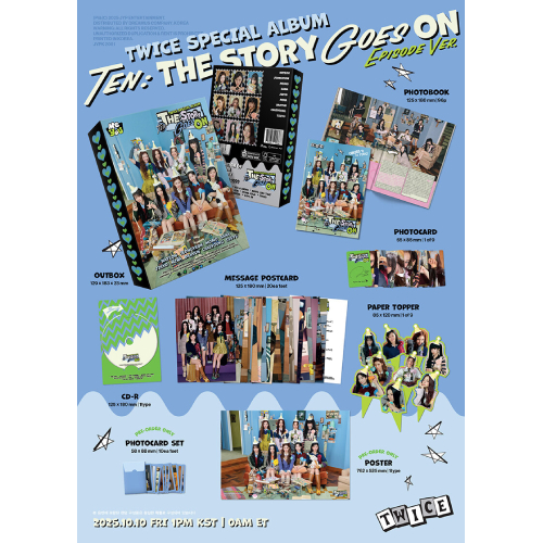 TWICE - TEN：The Story Goes On [Special Album/EPISODE Ver./2種の