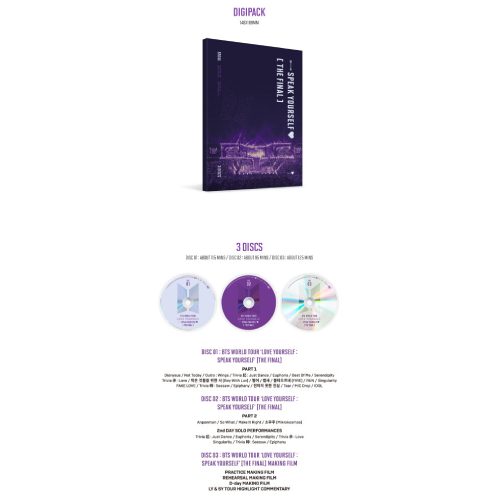 BTS ‐ WORLD TOUR 'LOVE YOURSELF : SPEAK YOURSELF' [THE FINAL] (DVD