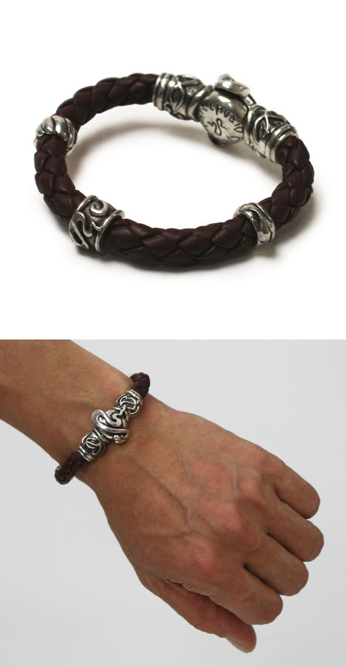 クラウディオ カレスターニ / CLAUDIO CALESTANI / シルバー×レザー