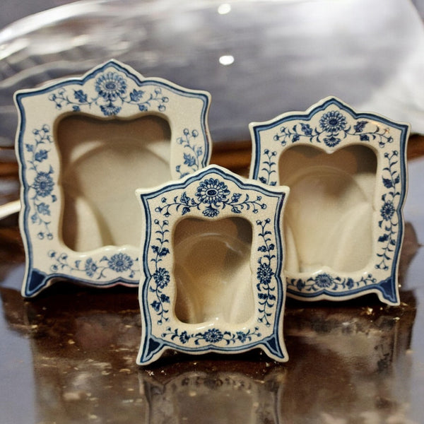 陶器フォトフレーム 写真立て 北欧系 3点セット – L.A.DEPO