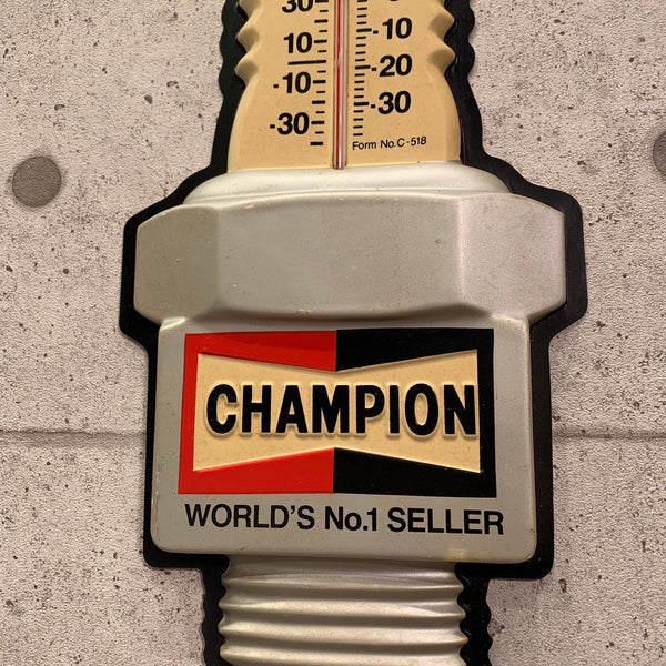 温度計 【CHAMPION SPARK PRAG社】 ガレージアイテム ヴィンテージ