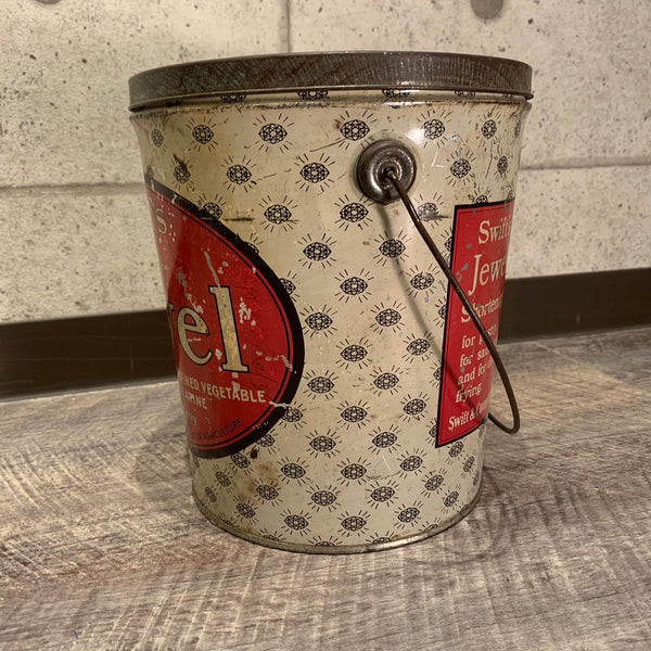 ブリキ缶 ショートニング缶 ボックス BOX Jewel ヴィンテージ