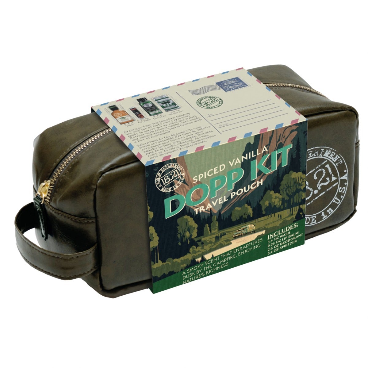 18.21 Man Made Dopp Kit - Spiced Vanilla | LT Shop