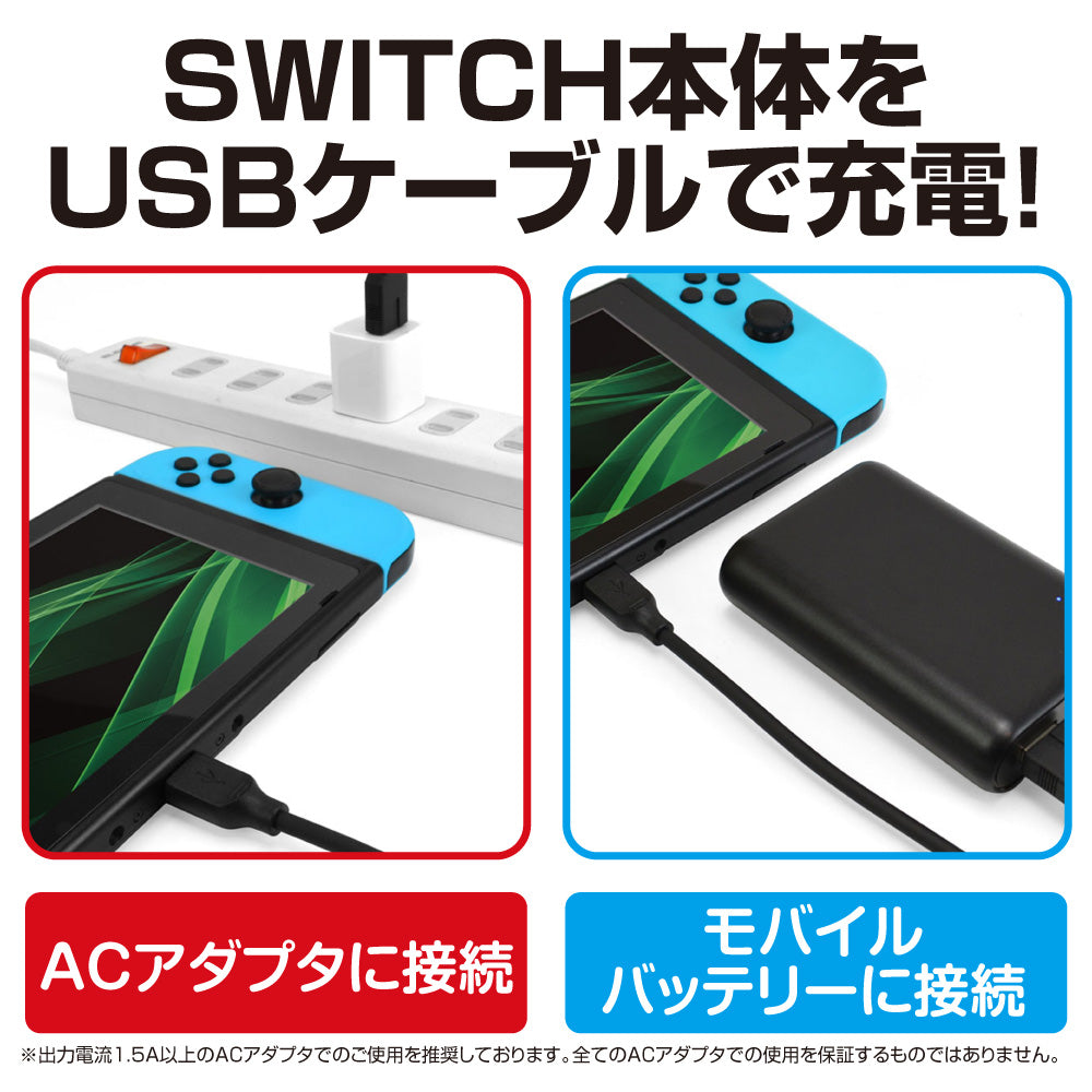 USB充電ケーブルSW (2m) ｜ ゲームテックダイレクト