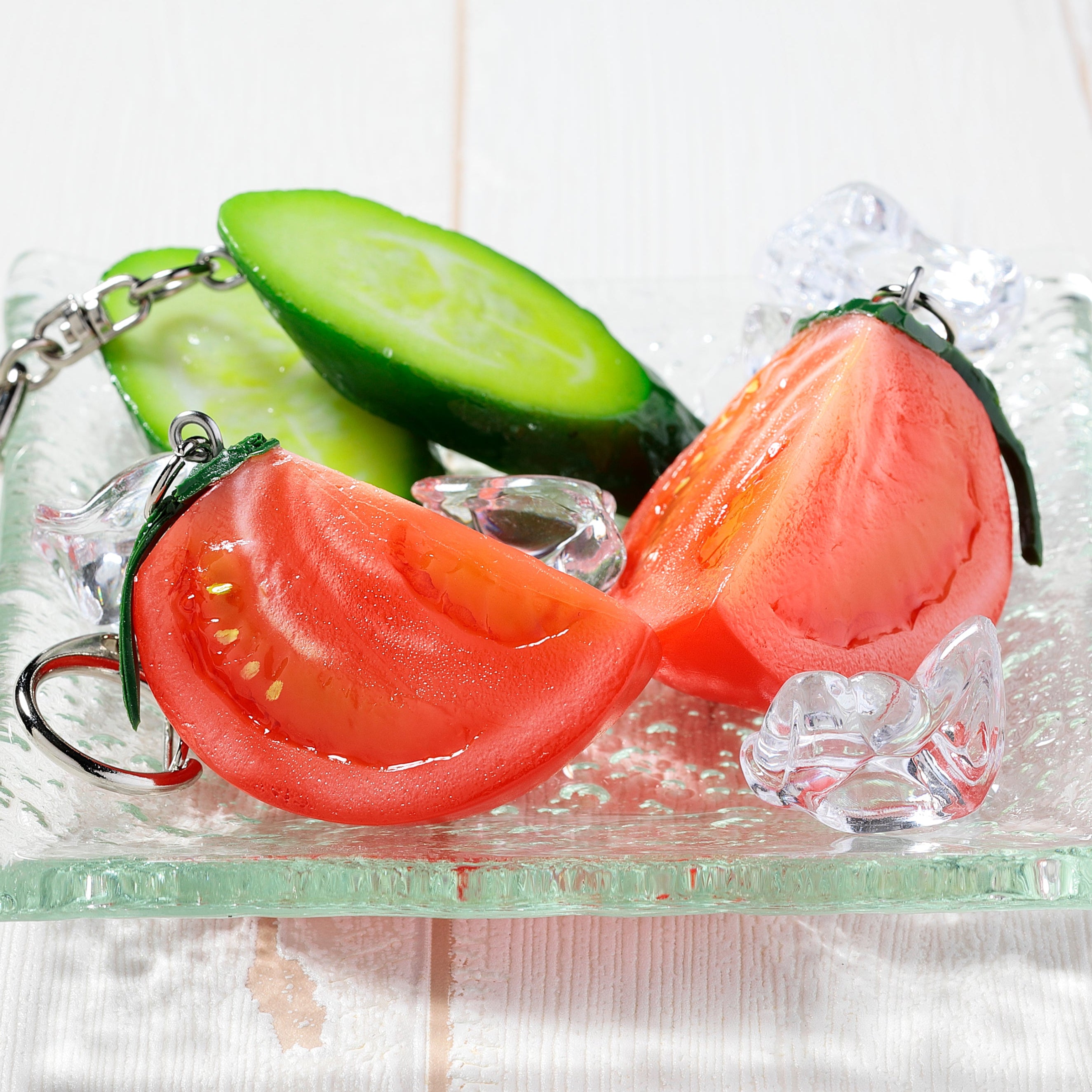 元祖食品サンプル屋「トマトシャットのキーリング 」