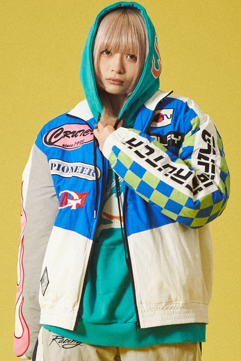 GALFY (ガルフィー) 走り屋ジャケット改 WHITE / ロックファッション