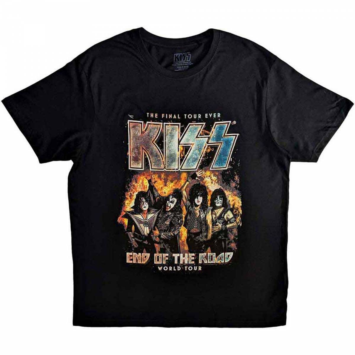 予約商品】KISS バンドTシャツ ユニセックス: End Of The Road Final