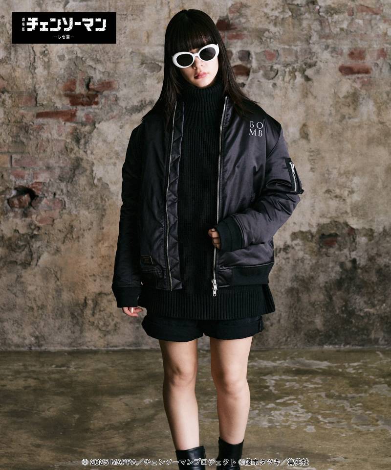 予約商品】チェンソーマンxglamb(グラム) Bomb Bomber Jacket / ボム