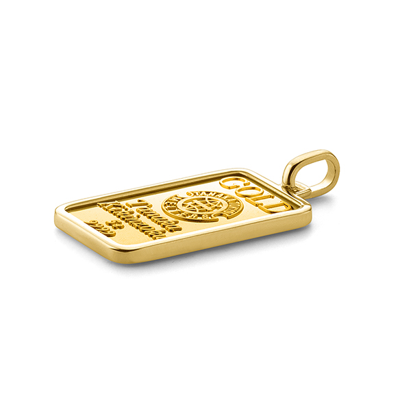 純金5gコインバー ペンダントトップ | 高品質 金・プラチナ