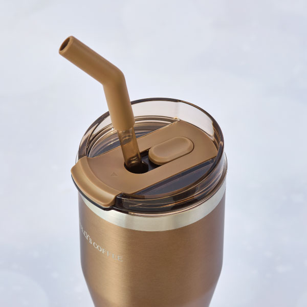 ストロー付き2WAYステンレスタンブラー（メタリック）: タリーズ